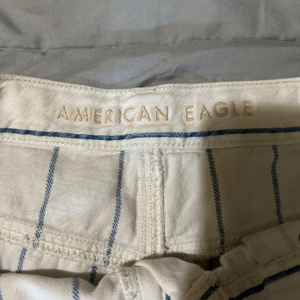 Striped American eagle jeans